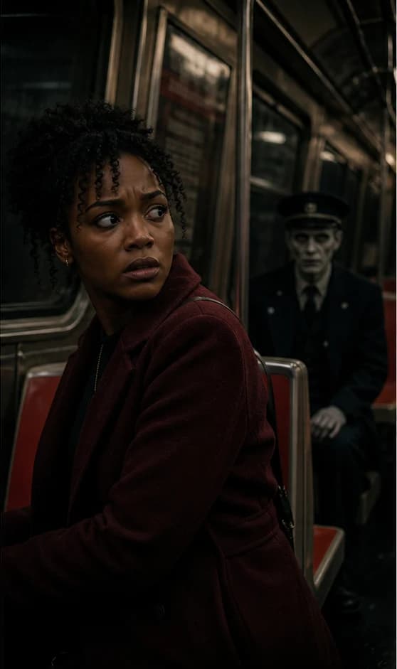 A commuter discovers an uncanny conductor in a late-night subway car